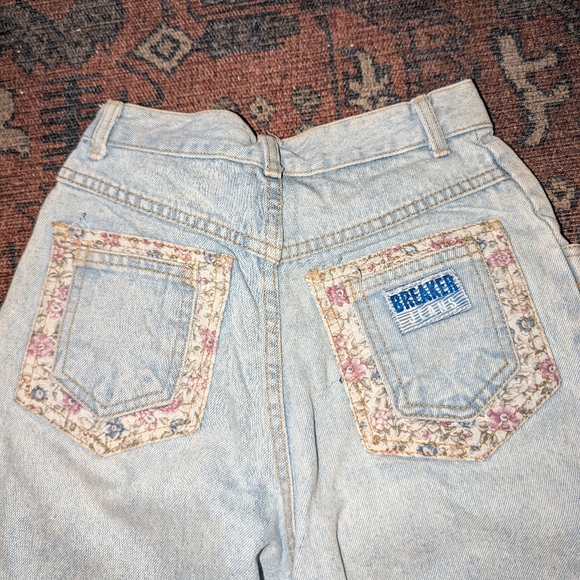 Vintage Patch Floral Jeans - Picture 4 of 7
